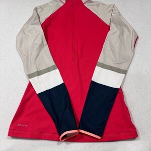 Nike small Women's coral and Beige Dri-FIT Jacket